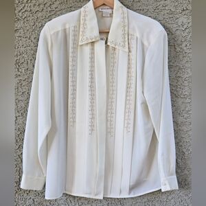 Susan Hutton Vintage Button Down Blouse